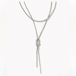 Kendra Scott Annie Y Necklace Silver
